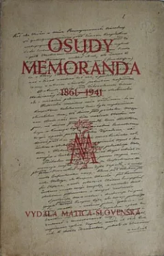 Osudy Memoranda 1861–1941