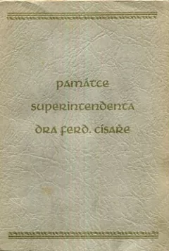Památce superintendenta dra Ferd. Císaře