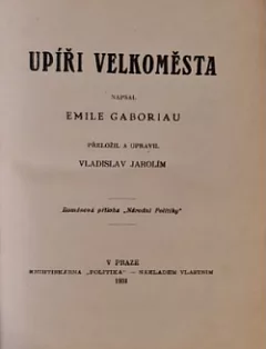 Upíři velkoměsta
