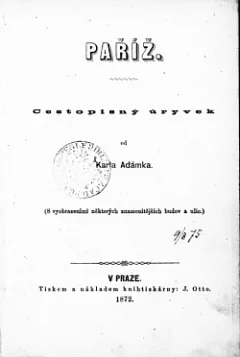 Paříž: Cestopisný úryvek