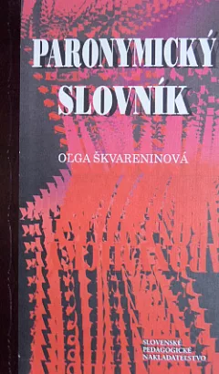 Paronymický slovník
