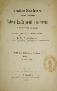 Patero kněh proti kacířstvím s některými dodatky