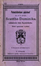 Patnáctiúterková pobožnost ke cti a chvále Svatého Dominika, zakladatele řádu kazatelského