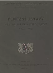 Peněžní ústavy v republice Československé roku 1920