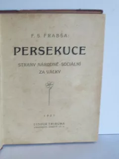 Persekuce strany národně-sociální za války