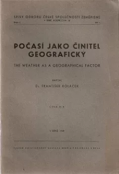 Počasí jako činitel geografický