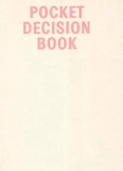 Pocket decision book