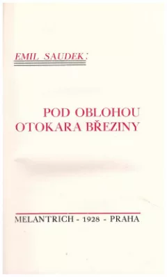 Pod oblohou Otokara Březiny