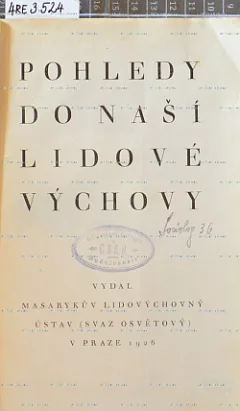 Pohledy do naší lidové výchovy