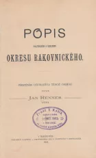 Popis politického a školního okresu Rakovnického