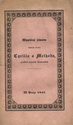 Popsání života svatých bratří Cyrila a Metoděje