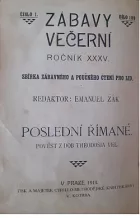 Poslední Římané : pověst z dob Theodosia Vel.
