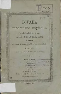 Povaha moderního kapitálu