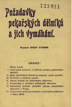 Požadavky pekařských dělníků a jich vymáhání