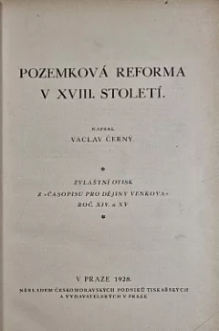 Pozemková reforma v XVIII. století