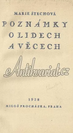 Poznámky o lidech a věcech