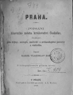 Praha : popsání hlavního města Království českého