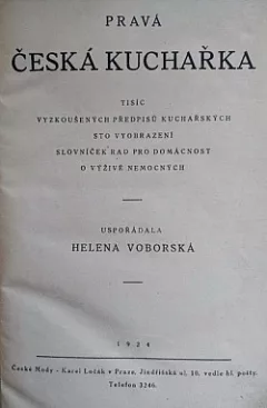 Pravá česká kuchařka