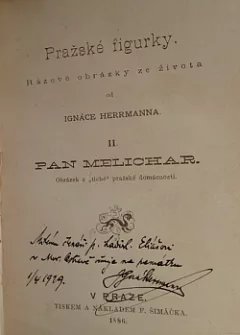 Pražské figurky: Rázové obrázky ze života. II., Pan Melichar