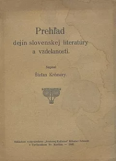 Prehľad dejín slovenskej literatúry a vzdelanosti