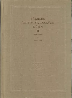 Přehled československých dějin II - svazek 1, 1848-1900