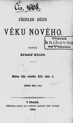 Přehled dějin věku nového