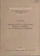 Premenlivosť a úžitkovosť orecha vlašského na východnom Slovensku