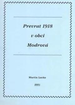 Prevrat 1918 v obci Modrová