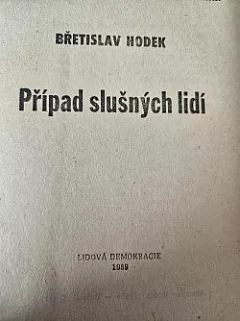 Případ slušných lidí