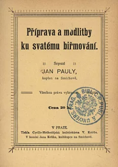Příprava a modlitby ku svatému biřmování