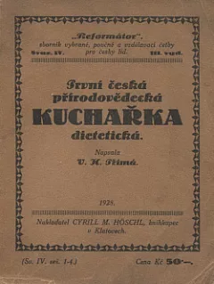 První česká přírodovědecká kuchařka dietetická