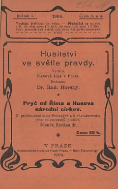 Pryč od Říma a Husova národní církev