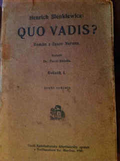 Quo vadis? sväzok I.