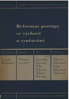Reforemní postupy ve výchově a vyučování