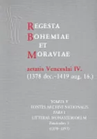 Regesta Bohemiae et Moraviae aetatis Venceslai IV. (1378 dec. – 1419 aug. 16.). Tomus V / I / 1