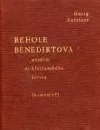 Řehole Benediktova