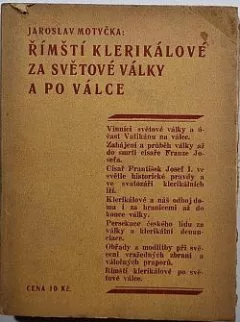 Římští klerikálové za světové války a po válce