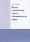Řízení o předběžné otázce v komunitárním právu