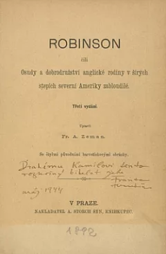 Robinson, čili, Osudy a dobrodružství anglické rodiny v širých stepích severní Ameriky