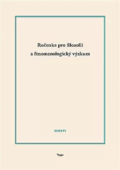Ročenka pro filosofii a fenomenologický výzkum 2016