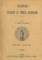 Rozbor filosofie sv. Tomáše Akvinského