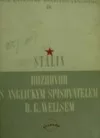 Rozhovor s anglickým spisovatelem H. G. Wellsem
