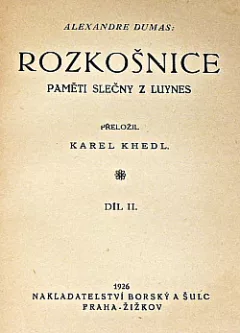 Rozkošnice: paměti slečny z Luyenes II.