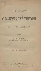 Rozpravy o Darwinově theorii a o vývoji rostlinstva