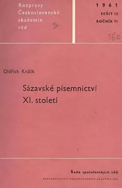 Sázavské písemnictví XI. století