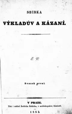 Sbírka výkladů a kázání Svazek I.