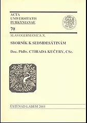 Sborník k sedmdesátinám Doc. Ctirada Kučery, CSc.