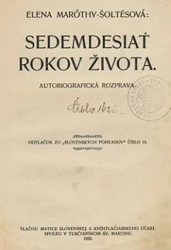 Sedemdesiat rokov života