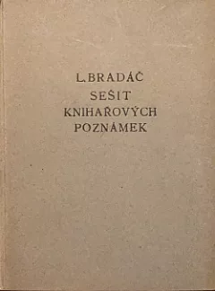 Sešit knihařových poznámek