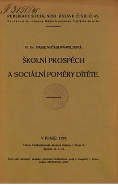 Školní prospěch a sociální poměry dítěte